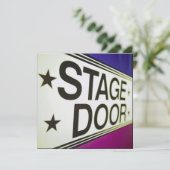 Deurteken theater kaart (Staand voorkant)