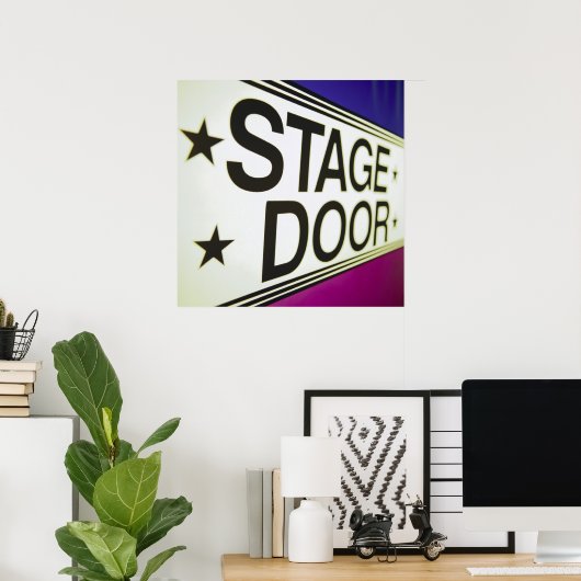 Deurteken theater poster (Thuiskantoor)