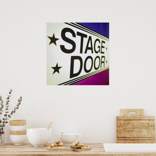 Deurteken theater poster (Keuken)