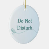 Deurwoede niet storen keramisch ornament (Rechts)