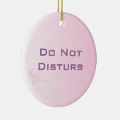 Deurwoede niet storen keramisch ornament (Rechts)