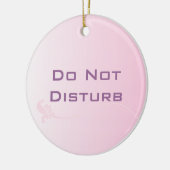 Deurwoede niet storen keramisch ornament (Links)