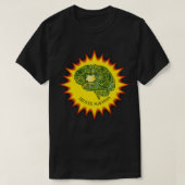 Deus Ex Machina Circuit Board Brain Sun God van he T-shirt (Design voorkant)