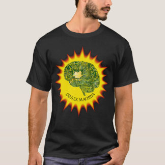 Deus Ex Machina Circuit Board Brain Sun God van he T-shirt
