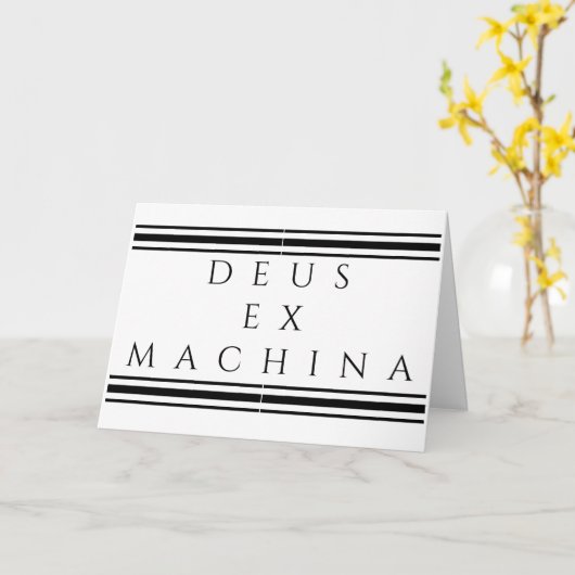 Deus Ex Machina Kaart (Gele Bloem)