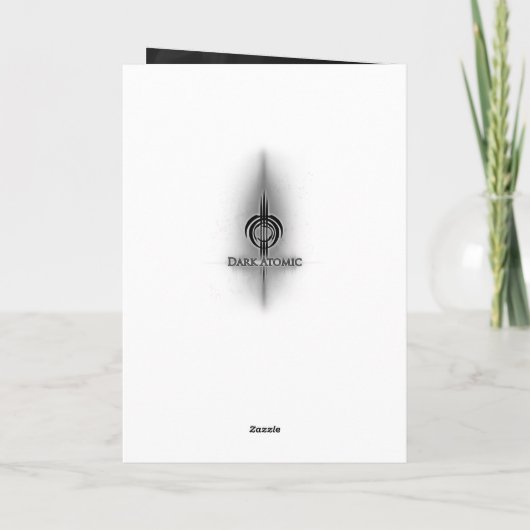 Deus Mortis zeer metalen god van de dood Kaart (Achterkant)