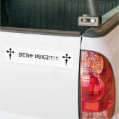 Deus vult Bumpersticker (Op Truck)