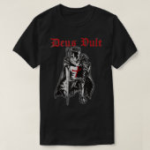 Deus Vult Knachten Templar Knight Armor Medieval T-shirt (Design voorkant)