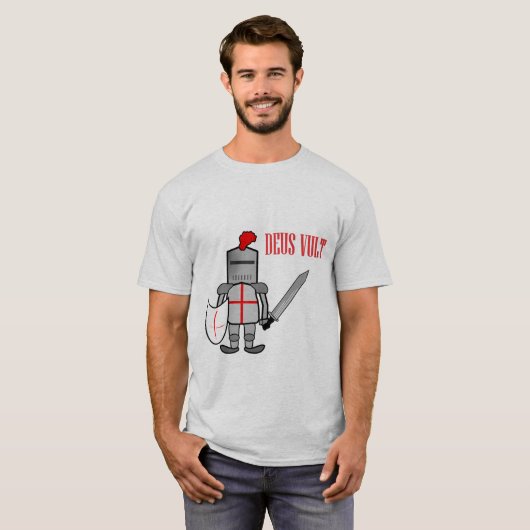 Deus Vult T-shirt (Voorkant volledig)