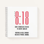 DEUT 8v18 Gepersonaliseerd Zakelijk Gebedsjournaal Notitieboek (Voorkant)