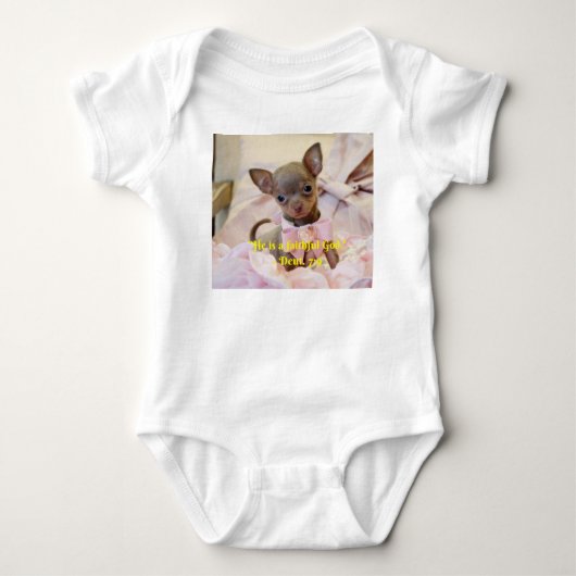 Deut. Geschrift Chihuahuas Romper (Voorkant)