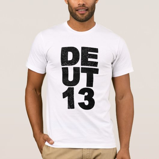 DEUT MANNEN - Geen andere goden terug T-shirt - WI (Voorkant)