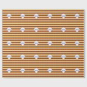 Deutchland and German Flag Tiled Personalized Cadeaupapier (Vlak)
