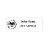 Deutchland fur immer/Schwarzer Adler/Adressstempel Rubberstempel (Afrduk)