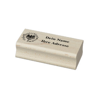 Deutchland fur immer/Schwarzer Adler/Adressstempel Rubberstempel