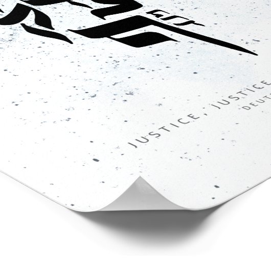 Deuternomy 16.20, Justice, Justice you will contin Poster (Hoek)