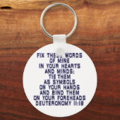 Deuteronomie 11:18 sleutelhanger (Voorkant)