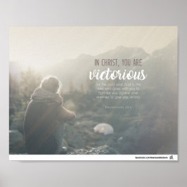 Deuteronomie 20:4 - U bent overwinnend Poster