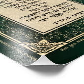 Deuteronomie 26 Bijbelse Hebreeuwse Kunstafdrukken Foto Afdruk (Hoek)