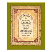 Deuteronomie 26 Bijbelse Hebreeuwse Kunstafdrukken Foto Afdruk (Voorkant)