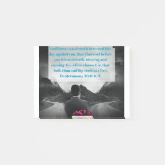 Deuteronomie 30:19 KJV Post-it® Notes