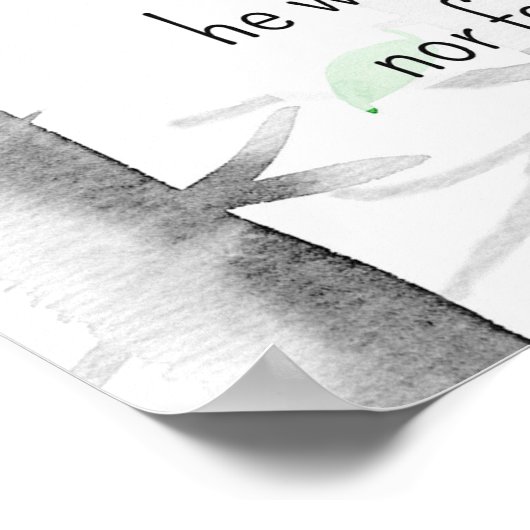 Deuteronomie 31:6 Bijbelbomen voor scripts Poster (Hoek)