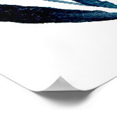 Deuteronomie 31:6, Bijbelversie afdrukken, sterk Poster (Hoek)