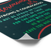 Deuteronomie 31:6 poster (Hoek)