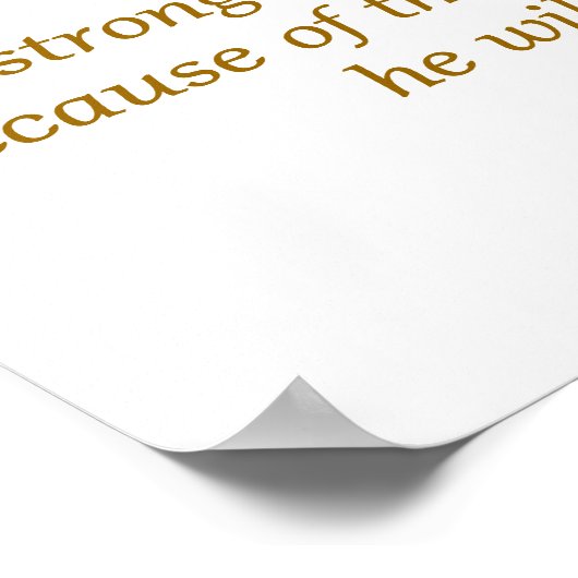 Deuteronomie 31:6 Proud Horse Bible Verse Print (Hoek)