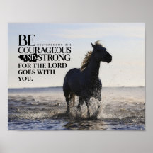 Deuteronomie 31:6 Wees moedig en sterk paard