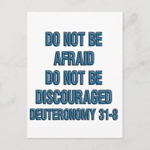 Deuteronomie 31:8 briefkaart