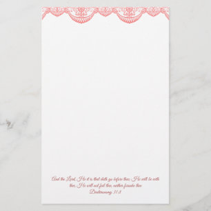 Deuteronomie 31:8 briefpapier