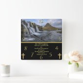 Deuteronomie 31:8 De LORD zelf Vierkante Klok (Huis)