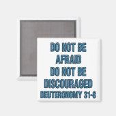 Deuteronomie 31:8 magneet (Voorkant / Achterkant)