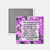 Deuteronomie 31:8 Magnet (Voorkant / Achterkant)