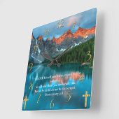 Deuteronomie 31:8 prachtige uitzicht van het moera vierkante klok (Hoek)