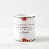 Deuteronomie 31:8, "Wees niet bang" Mok (Center)