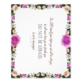 Deuteronomie 31, niet bang zijn, foto afdruk