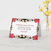 Deuteronomie 31 Vloeiend Briefkaart is niet bang (Gele Bloem)