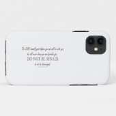 Deuteronomie 31 Wees niet bang, Florale grenzen Case-Mate iPhone Case (Achterkant (horizontaal))