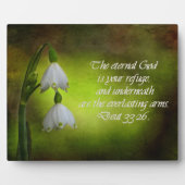 Deuteronomie 33:26 Eternal Refuge Inspirerend Fotoplaat (Voorkant)