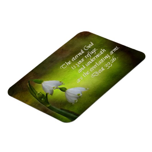 Deuteronomie 33:26 Eternal Refuge Inspirerend Magneet (Linkerzijde)