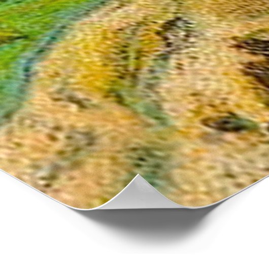 Deuteronomie 34 De dood van het poster Moses (Hoek)