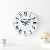 Deuteronomie 3:22 KJV Bijbel Verse II Romeins Nume Grote Klok (Huis)