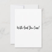 Deuteronomie 5:16 KJV Bijbel verse Pic Flat Greeti Kaart (Achterkant)