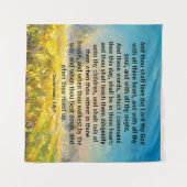 Deuteronomie 6:5-7 wandkleed (Voorkant (horizontaal))