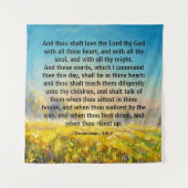 Deuteronomie 6:5-7 wandkleed (Voorkant)