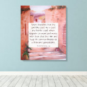Deuteronomie 7:9 canvas afdruk (Insitu (Houten vloer))