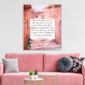 Deuteronomie 7:9 canvas afdruk (Insitu (Woonkamer))