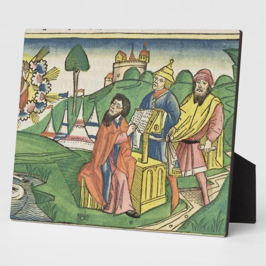 Deuteronomie: Frontispiece waarin God de L maakt Fotoplaat (Zijkant)